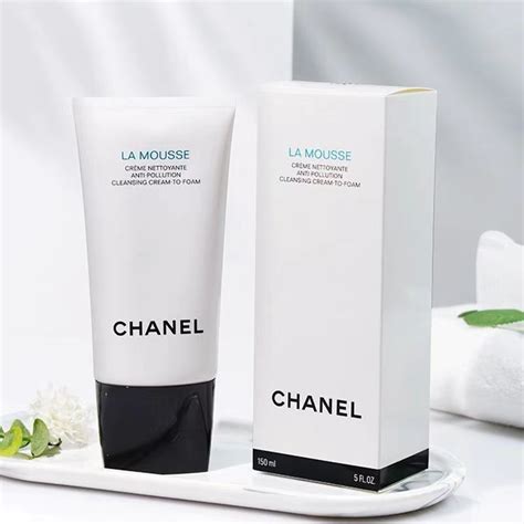 chanel face cleansing|chanel anti pollution cleansing cream to foam.